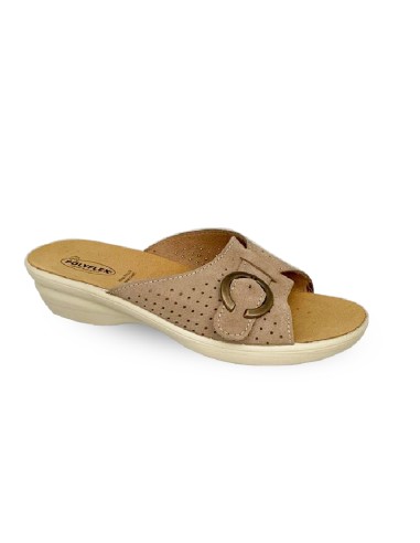 CIABATTA DONNA SOTTOPIEDE IN PELLE - COD 5405.04