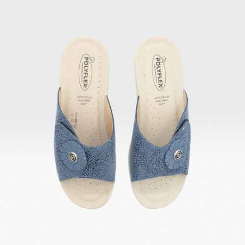 CIABATTA DONNA CON FIORE  COD 5435.36