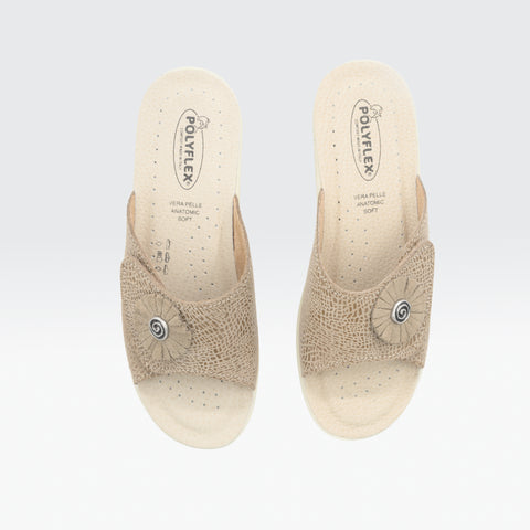 CIABATTA DONNA CON FIORE  COD 5435.36